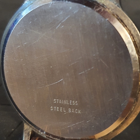 2 for $20😃Tali Silver Leather Men's Dress Watch - Picture 3 of 3